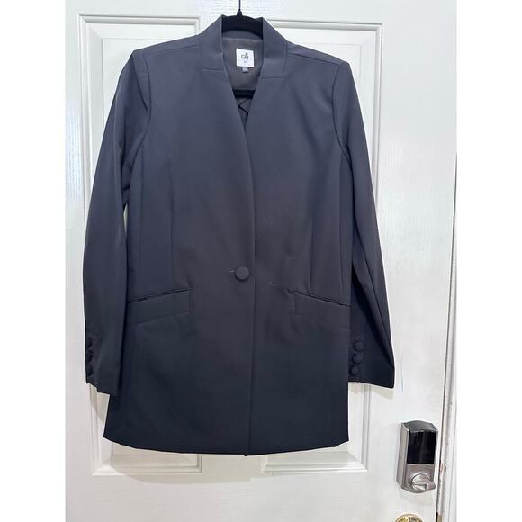 Cabi Jackets & Blazers - Cabi #4119 Black Career One Button Ponte Knit Dinner Blazer Jacket Size 10